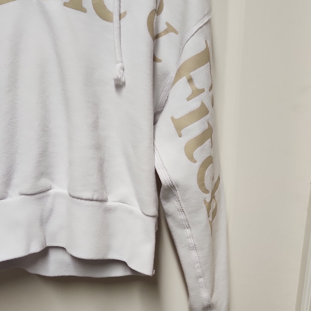 Abercrombie & Fitch White Hoodie Sweater XS - Picture 5 of 9